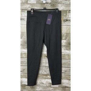 Dragon‎ Fit Womens Black Compression Yoga Pants Power Stretch Leggings Size L